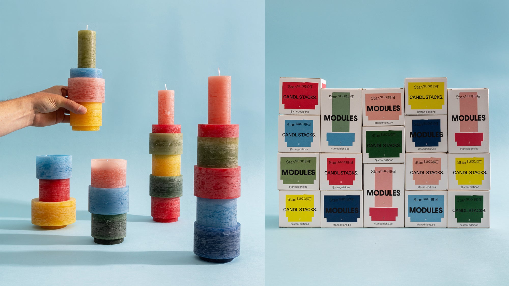 Module 4 – Stapelbare kaars | Stan Editions