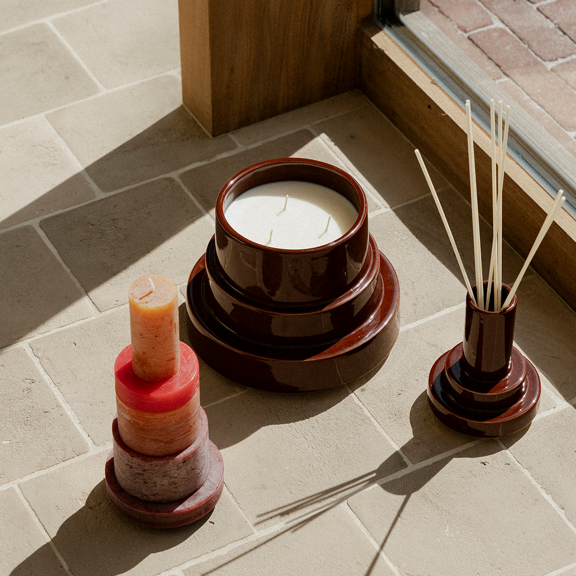 Ceramic scented candle - Tobacco Vanilla