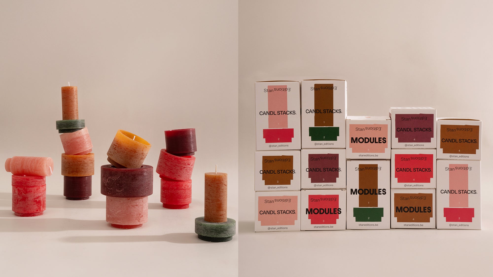 Module 4 – Stapelbare kaars | Stan Editions