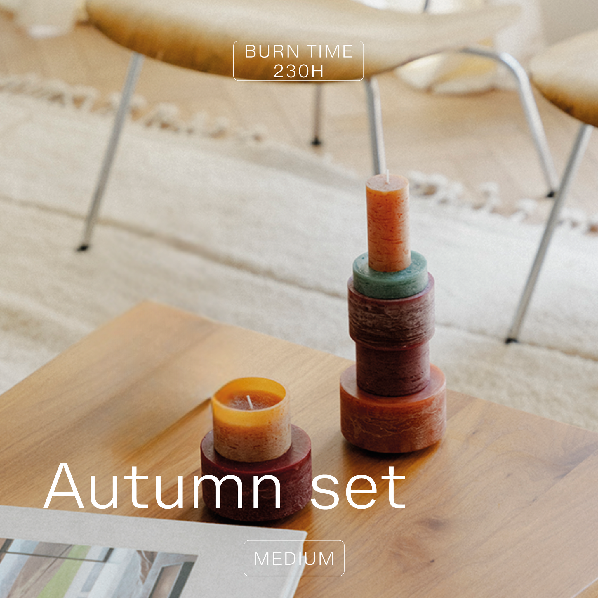 Autumn SET (159h burn time) – Gift Edition (+20% Free Refills)