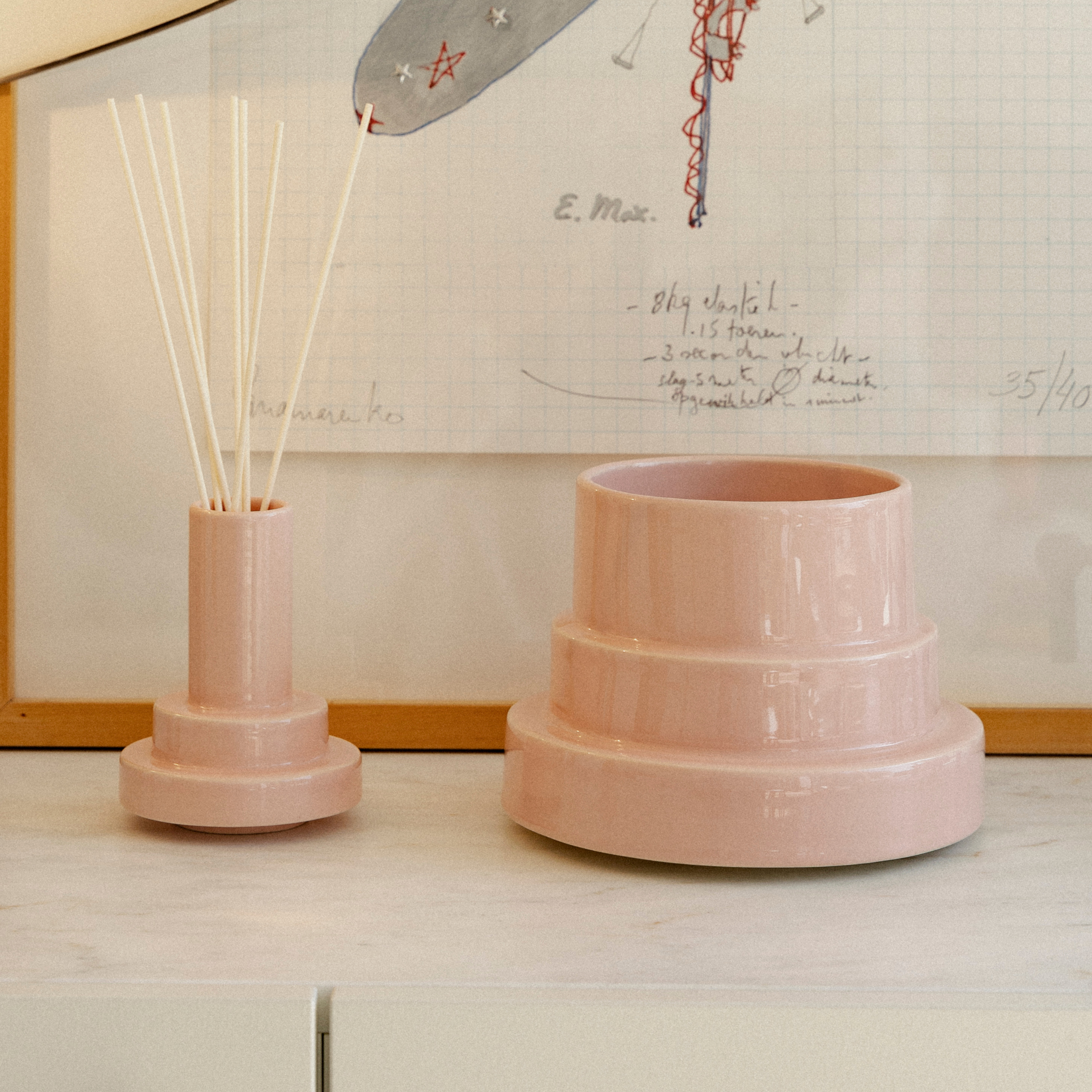 Ceramic scented candle - Floral Allure