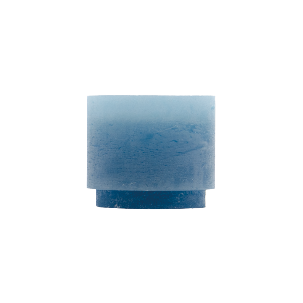 Blauwe kaars module van Stan Editions. Blue candle module from Stan Editions. Module bougie bleu de Stan Editions.