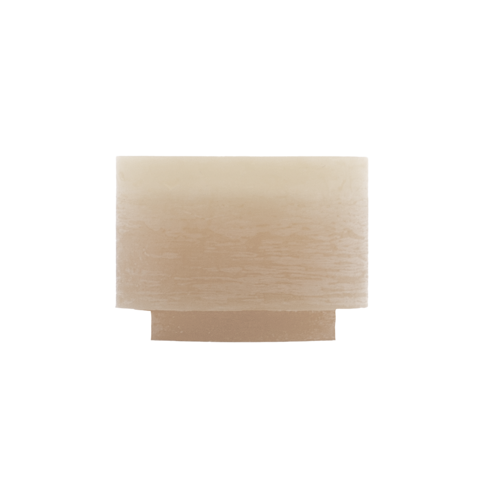Beige kaars module van Stan Editions. Beige candle module from Stan Editions. Module bougie beige de Stan Editions.
