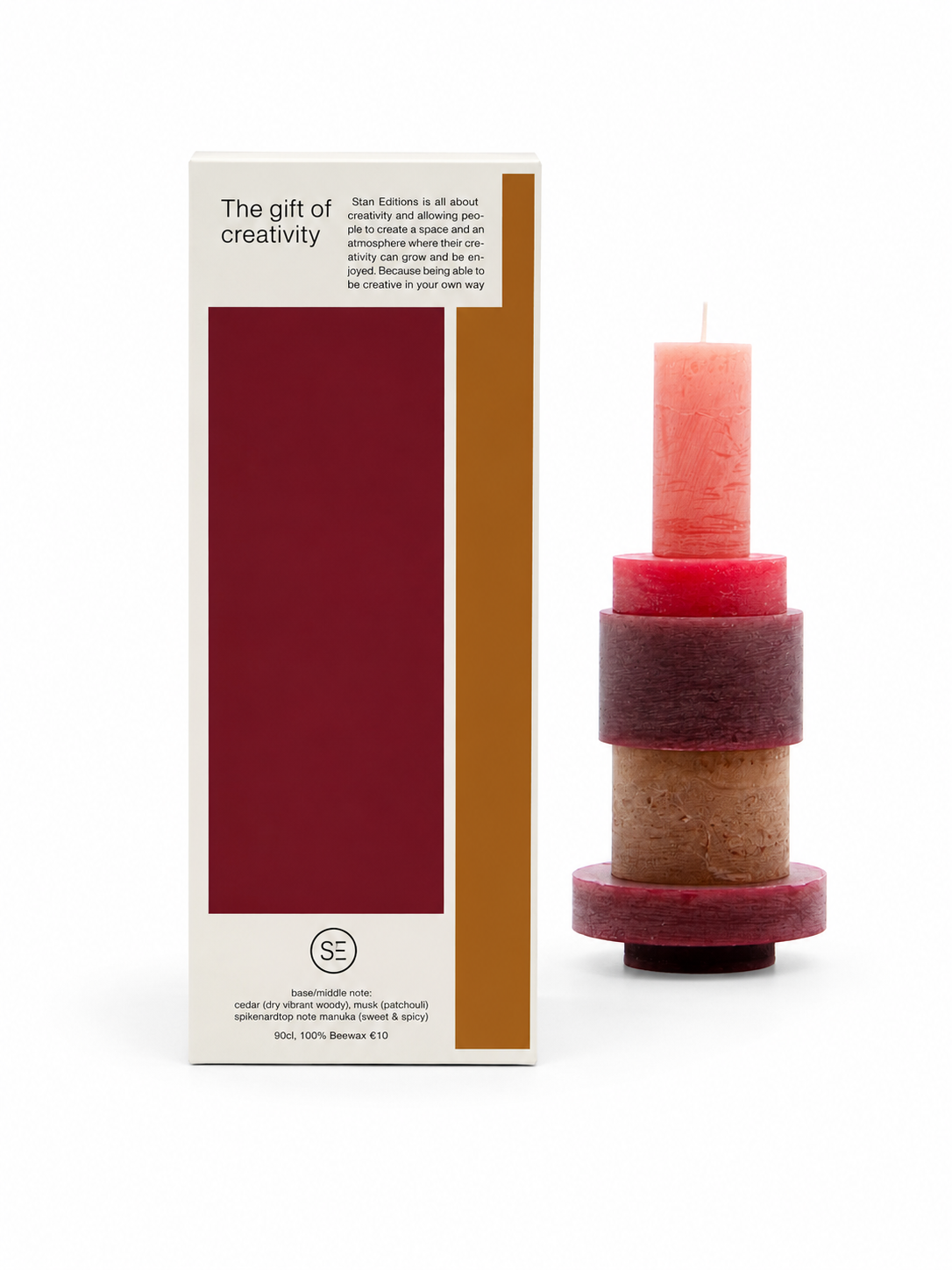 CANDL Stack 03 Burgundy with gift box - Stan Editions